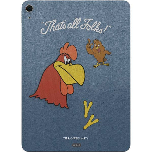 Looney Tunes Foghorn Leghorn Thats All Folks Apple iPad Air Skin