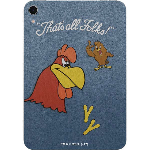 Looney Tunes Foghorn Leghorn Thats All Folks Apple iPad Mini Skin