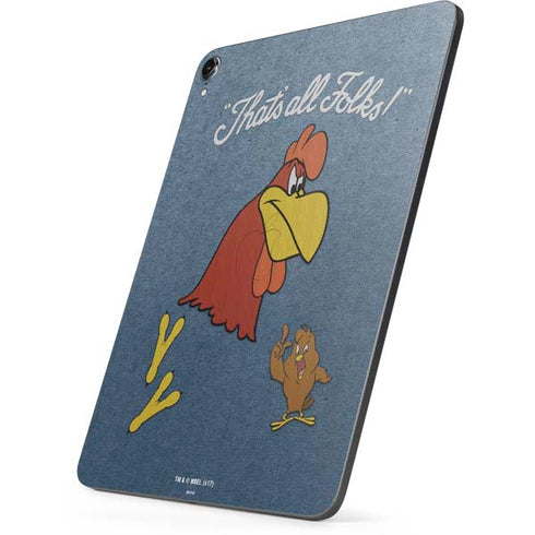 Looney Tunes Foghorn Leghorn Thats All Folks Apple iPad Pro Skin