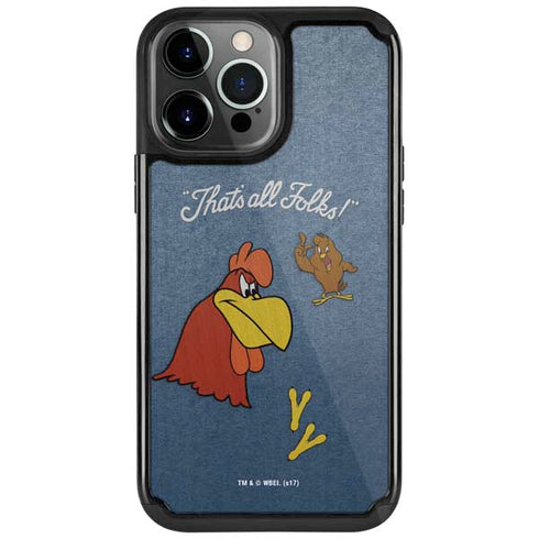 Looney Tunes Foghorn Leghorn Thats All Folks iPhone Cases