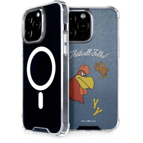 Looney Tunes Foghorn Leghorn Thats All Folks iPhone Cases