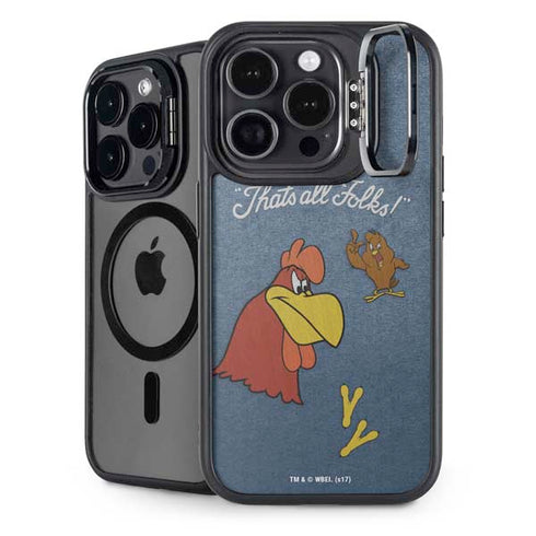 Looney Tunes Foghorn Leghorn Thats All Folks iPhone 14 Pro Max Kickstand Case