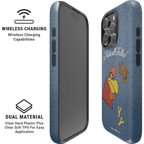 Looney Tunes Foghorn Leghorn Thats All Folks iPhone 16 Pro Magsafe Impact Case