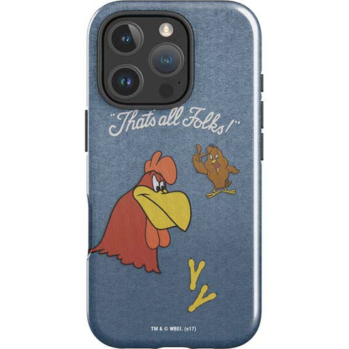 Looney Tunes Foghorn Leghorn Thats All Folks iPhone 16 Pro Max Impact Case