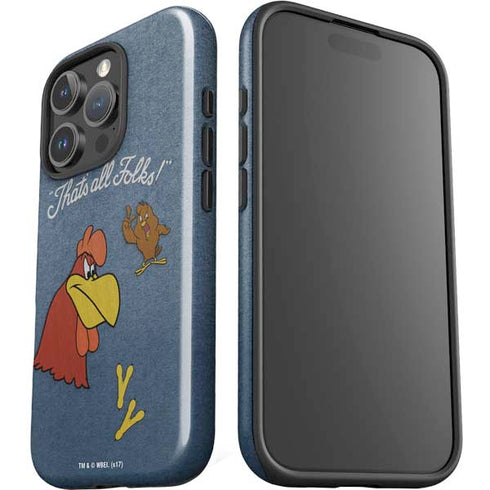Looney Tunes Foghorn Leghorn Thats All Folks iPhone 16 Pro Max Impact Case