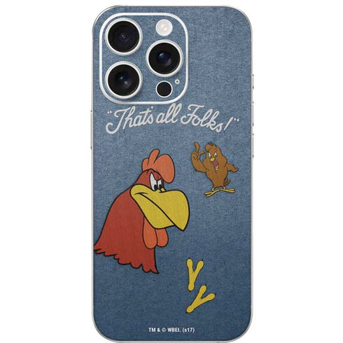 Looney Tunes Foghorn Leghorn Thats All Folks iPhone 16 Pro Skin