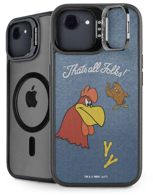 Looney Tunes Foghorn Leghorn Thats All Folks iPhone 16e Kickstand Case