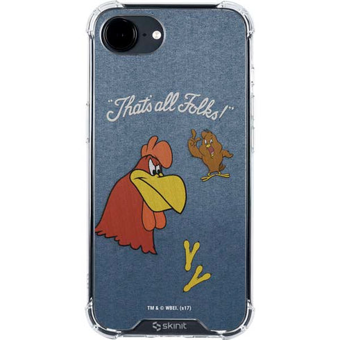 Looney Tunes Foghorn Leghorn Thats All Folks iPhone 16e Clear Case