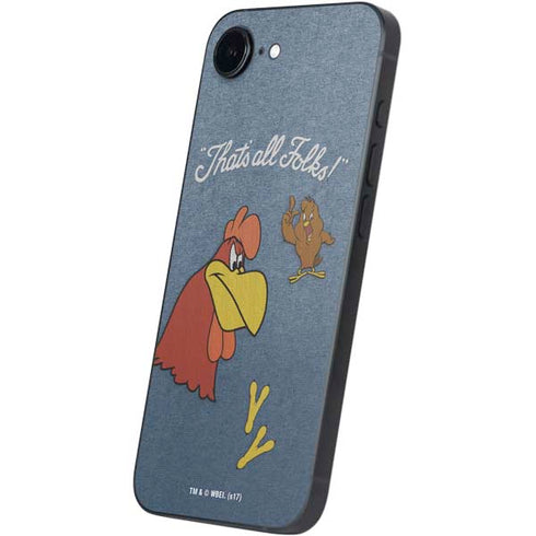 Looney Tunes Foghorn Leghorn Thats All Folks iPhone 16e Skin