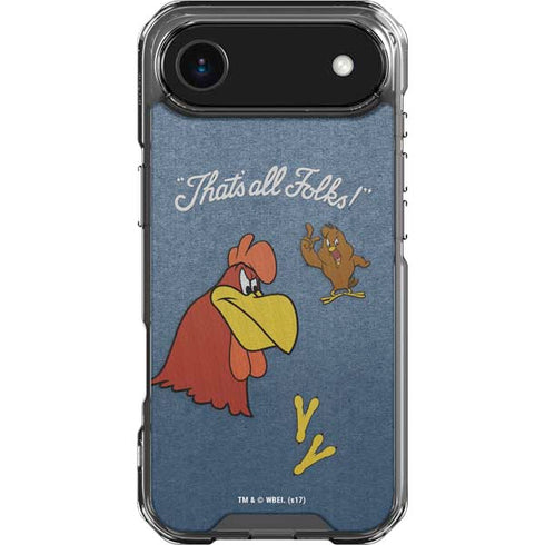 Looney Tunes Foghorn Leghorn Thats All Folks iPhone 17 Air Clear Case