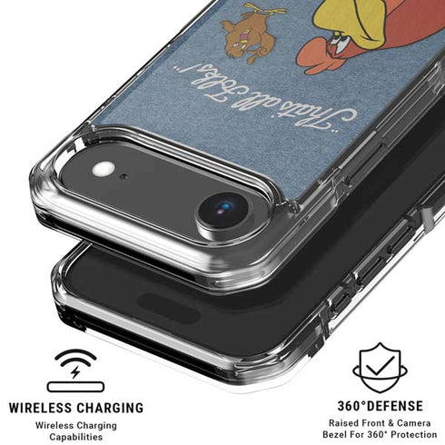 Looney Tunes Foghorn Leghorn Thats All Folks iPhone 17 Air Clear Case