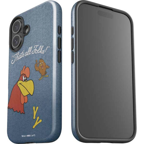 Looney Tunes Foghorn Leghorn Thats All Folks iPhone 17 Impact Case