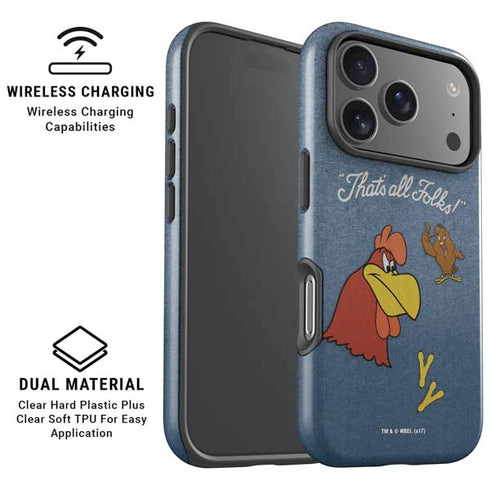 Looney Tunes Foghorn Leghorn Thats All Folks iPhone 17 Pro Magsafe Impact Case
