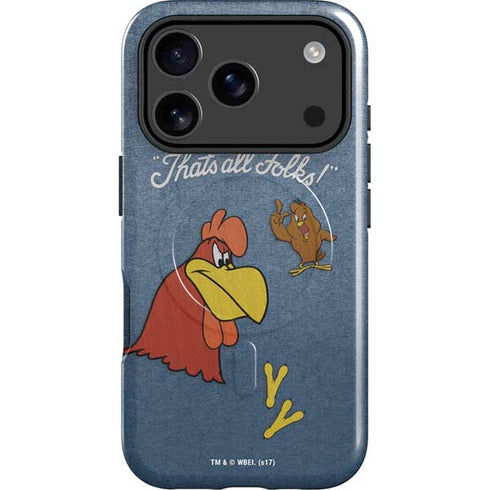 Looney Tunes Foghorn Leghorn Thats All Folks iPhone 17 Pro Max Magsafe Impact Case