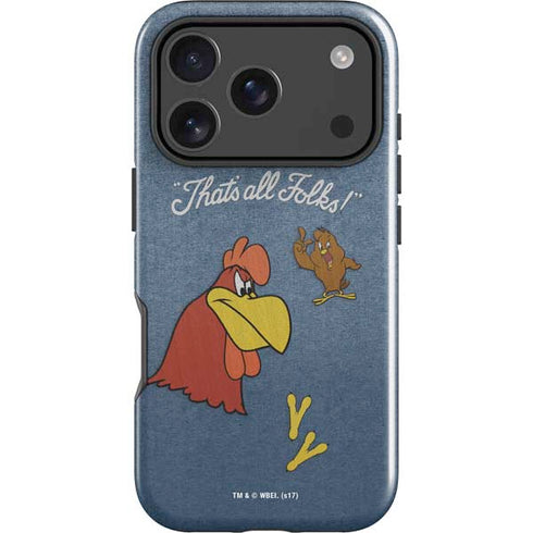Looney Tunes Foghorn Leghorn Thats All Folks iPhone 18 Pro Max Impact Case