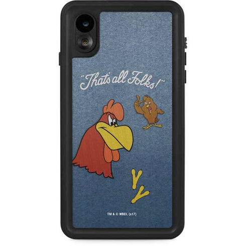 Looney Tunes Foghorn Leghorn Thats All Folks iPhone Cases