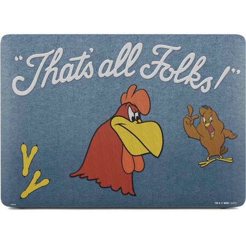 Looney Tunes Foghorn Leghorn Thats All Folks Apple MacBook Air Skin