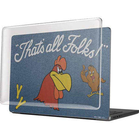 Looney Tunes Foghorn Leghorn Thats All Folks MacBook Pro 14in (2021-24) Case plus Skin