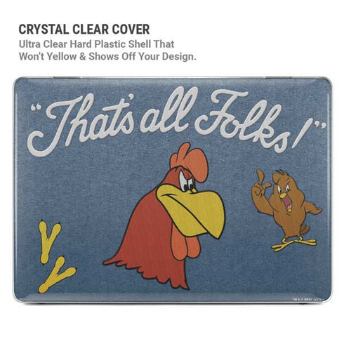 Looney Tunes Foghorn Leghorn Thats All Folks MacBook Cases