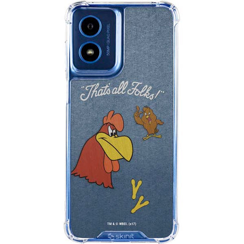 Looney Tunes Foghorn Leghorn Thats All Folks Moto G 5G (2024) Clear Case