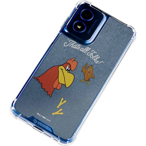 Looney Tunes Foghorn Leghorn Thats All Folks Moto G 5G (2024) Clear Case
