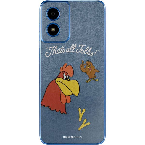 Looney Tunes Foghorn Leghorn Thats All Folks Moto G Play 4G (2024) Skin