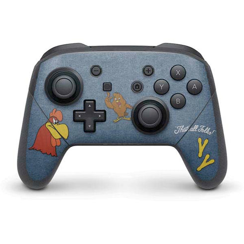 Looney Tunes Foghorn Leghorn Thats All Folks Nintendo Skins