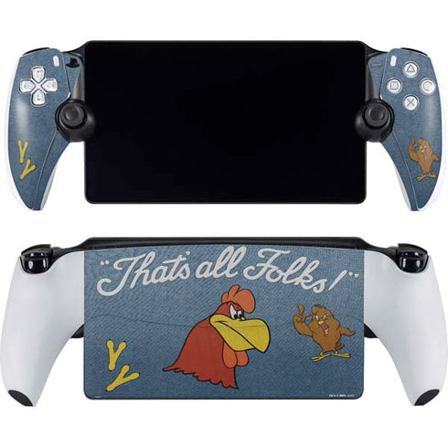 Looney Tunes Foghorn Leghorn Thats All Folks PlayStation PS5 Skins