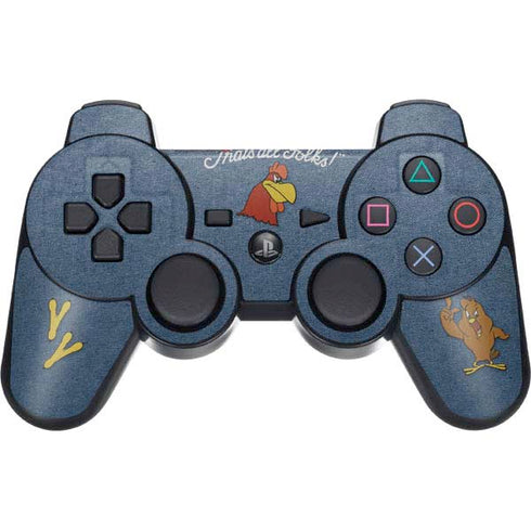 Looney Tunes Foghorn Leghorn Thats All Folks PS3 Dual Shock wireless controller Skin