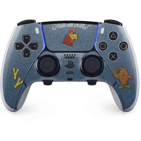 Looney Tunes Foghorn Leghorn Thats All Folks PS5 DualSense Edge Pro Controller Skin