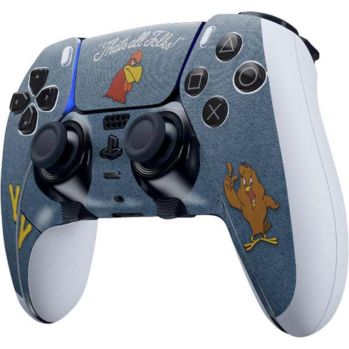 Looney Tunes Foghorn Leghorn Thats All Folks PS5 DualSense Edge Pro Controller Skin