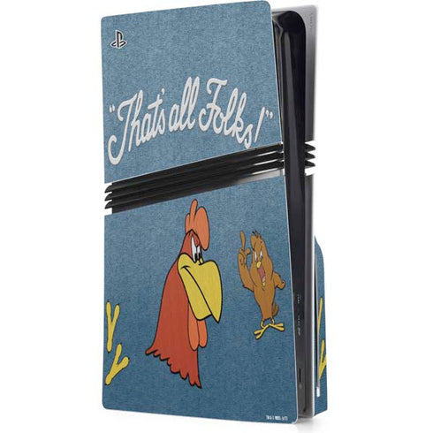 Looney Tunes Foghorn Leghorn Thats All Folks PlayStation PS5 Skins