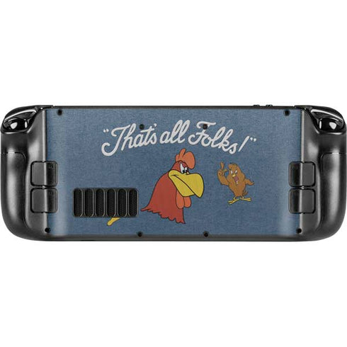 Looney Tunes Foghorn Leghorn Thats All Folks Steam Deck Handheld Gaming Computer OLED Skin