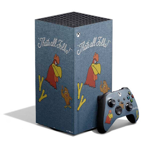 Looney Tunes Foghorn Leghorn Thats All Folks XBox Series X Digital Edition Bundle Skin