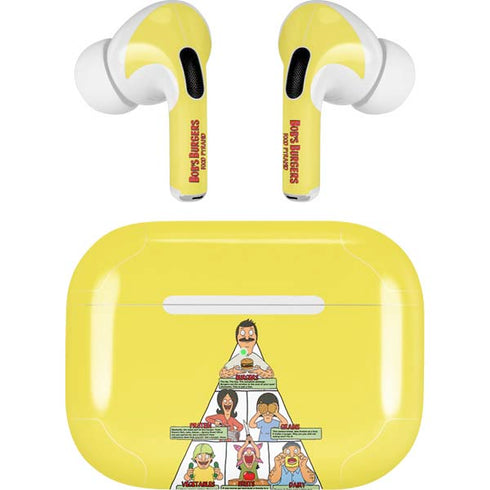 Bobs Burgers Food Pyramid Apple AirPods Pro Skin