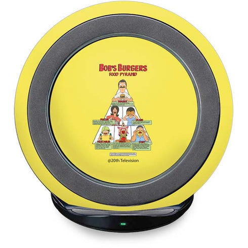 Bobs Burgers Food Pyramid Fast Charge Wireless Charging Stand Skin