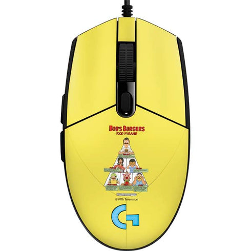 Bobs Burgers Food Pyramid G203 Prodigy RGB Wired Gaming Mouse Skin