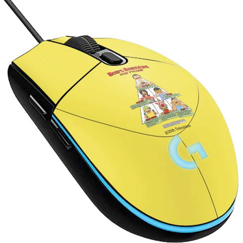 Bobs Burgers Food Pyramid G203 Prodigy RGB Wired Gaming Mouse Skin