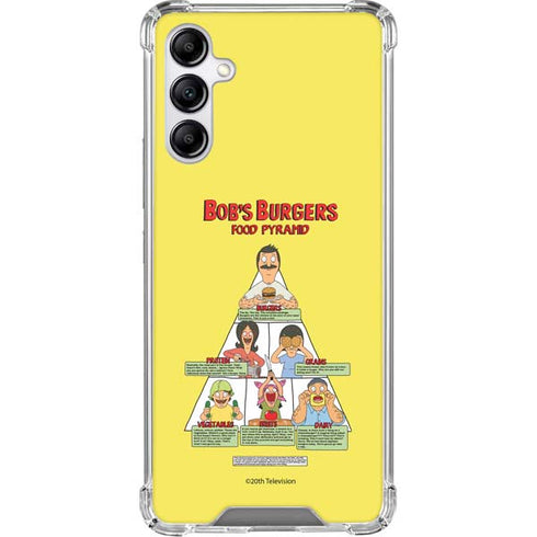 Bobs Burgers Food Pyramid Gabb Phone 4 Clear Case