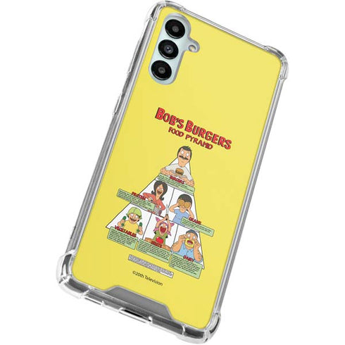 Bobs Burgers Food Pyramid Gabb Phone 4 Clear Case