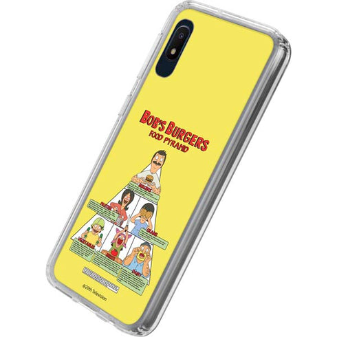 Bobs Burgers Food Pyramid Galaxy A10e Clear Case