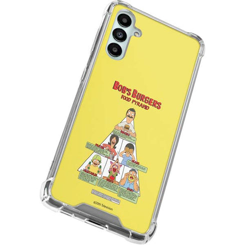 Bobs Burgers Food Pyramid Galaxy A14 5G Clear Case