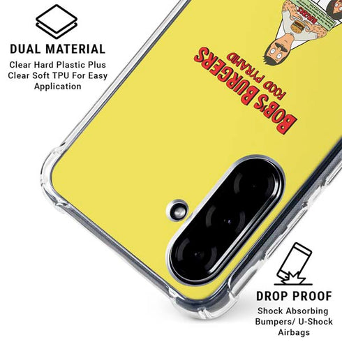 Bobs Burgers Food Pyramid Galaxy A36 5G Clear Case
