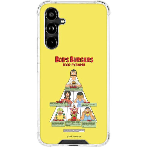 Bobs Burgers Food Pyramid Galaxy A54 5G Clear Case