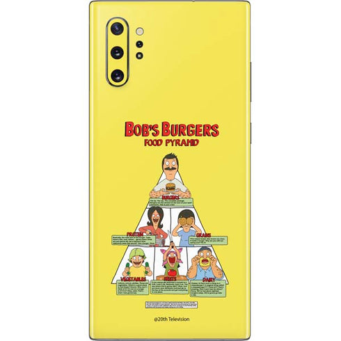 Bobs Burgers Food Pyramid Galaxy Note 10 Plus Skin