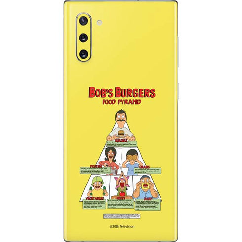 Bobs Burgers Food Pyramid Galaxy Note 10 Skin