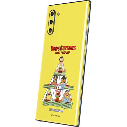 Bobs Burgers Food Pyramid Galaxy Note 10 Skin