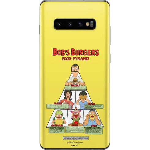Bobs Burgers Food Pyramid Galaxy S10 Plus Skin