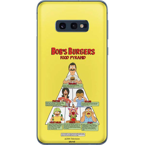 Bobs Burgers Food Pyramid Galaxy S10e Skin