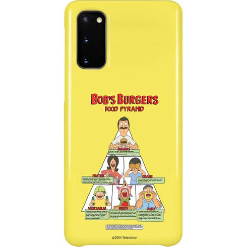 Bobs Burgers Food Pyramid Galaxy Cases